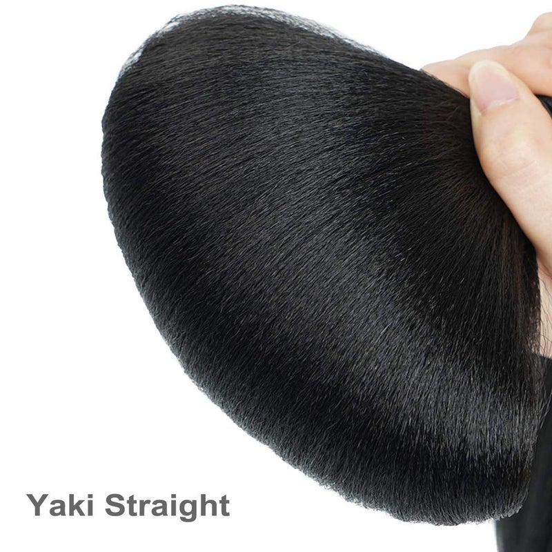 Dorsanee Natural Black Braiding Hair Pre Stretched 20 Inch 6 Packs Braiding Hair Extensions for Crochet Box Braids Twists Locs Hair Itch Free Soft Yaki Texture Hot Water Setting (20inch,#1B) - Image 2